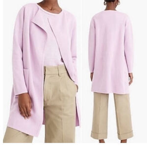 J.Crew Juliette Collarless Sweater Blazer Sz Small